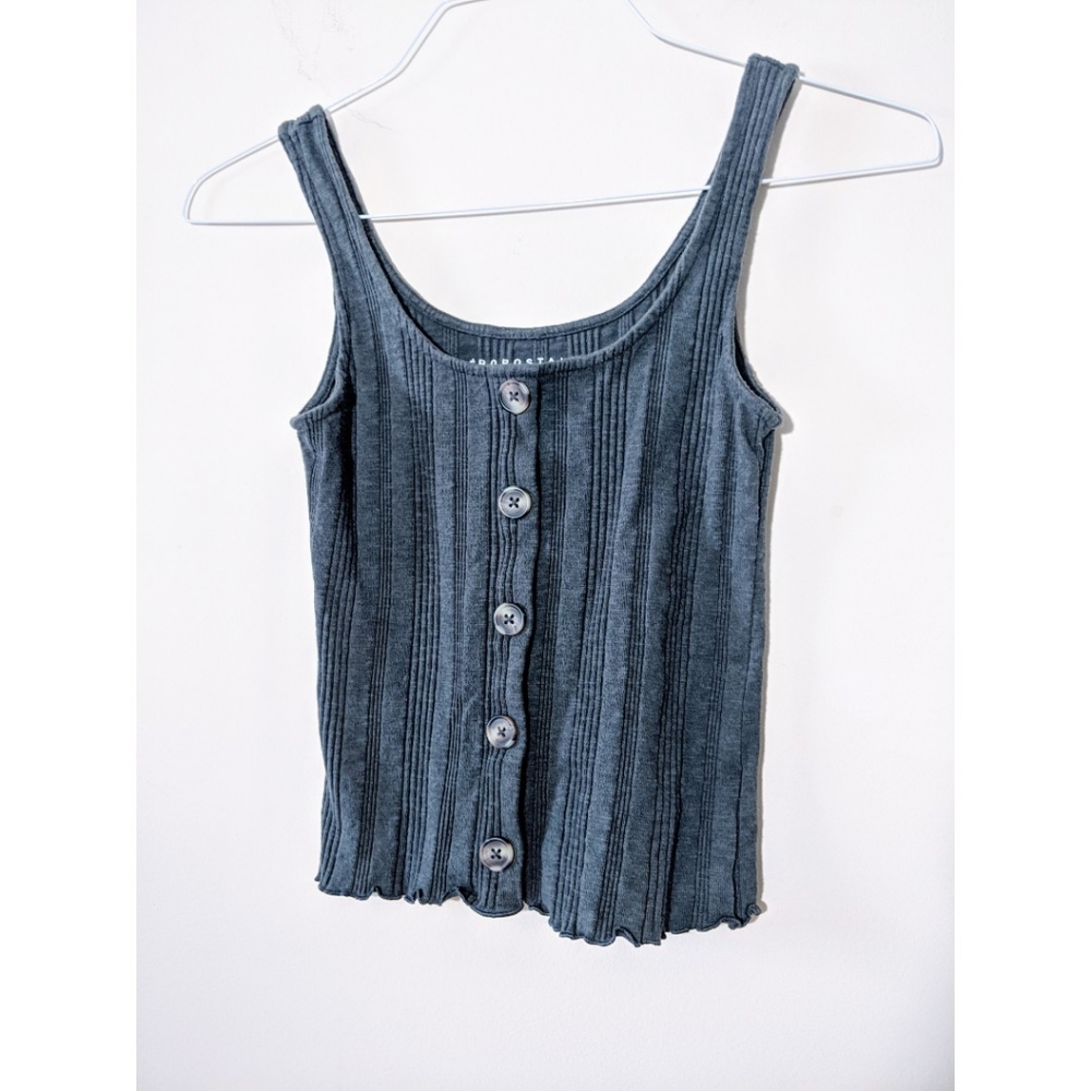 Aeropostale Small Charcoal Gray Knit Tank